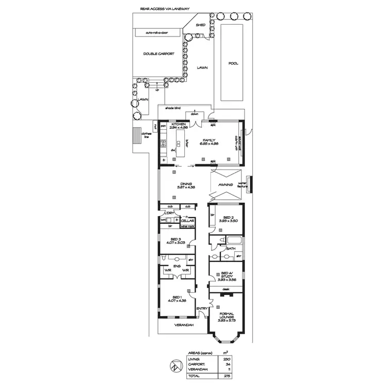 Floorplan of Homely house listing, 26B Fifth Avenue, St Peters SA 5069