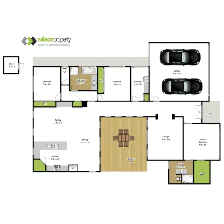 Floorplan of Homely house listing, 10 Tarago Court, Traralgon VIC 3844