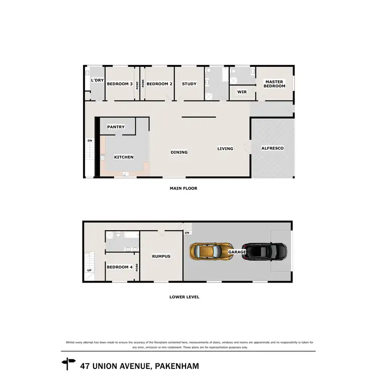Floorplan of Homely house listing, 47 Union Avenue, Pakenham VIC 3810