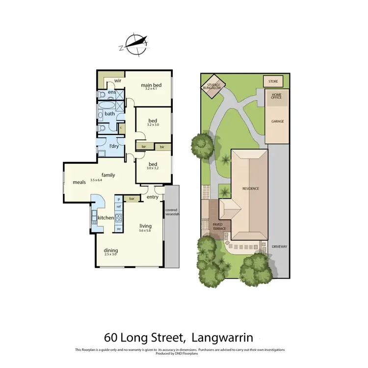 Floorplan of Homely house listing, 60 Long Street, Langwarrin VIC 3910