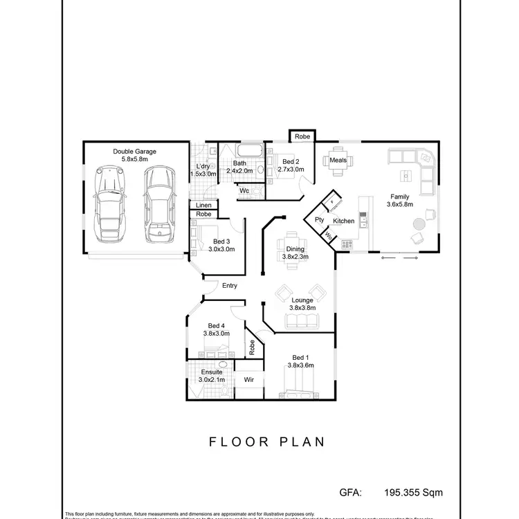 Floorplan of Homely house listing, 124 Brooklands Drive, Beaudesert QLD 4285