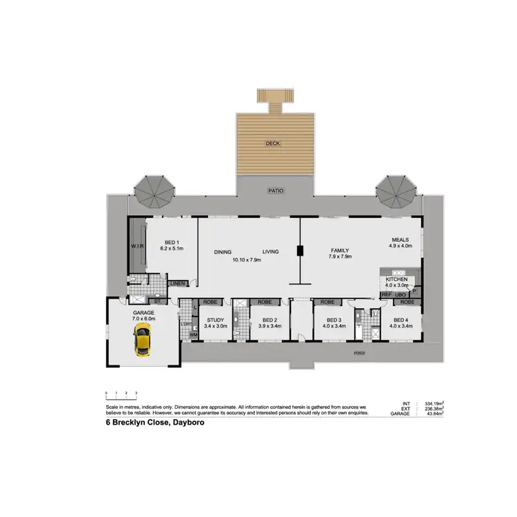 Floorplan of Homely house listing, 6 Brecklyn Close, Dayboro QLD 4521