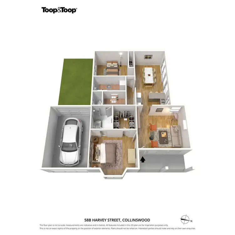 Floorplan of Homely house listing, 58B Harvey Street, Collinswood SA 5081
