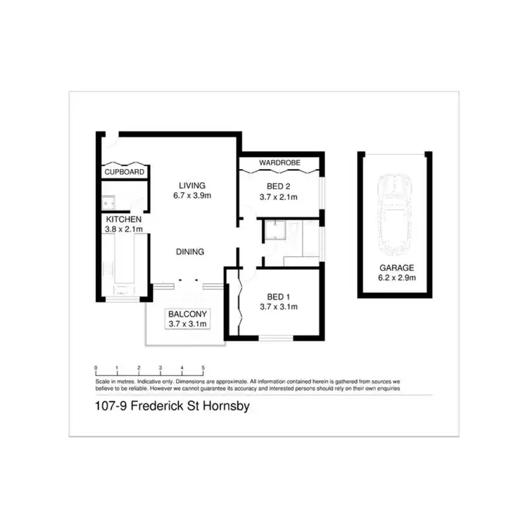 Floorplan of Homely apartment listing, 10/7-9 Frederick Street, Hornsby NSW 2077