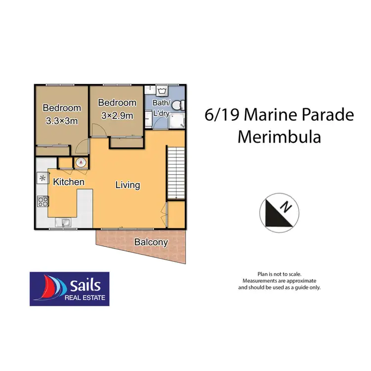 Floorplan of Homely unit listing, 6/19 Marine Parade, Merimbula NSW 2548