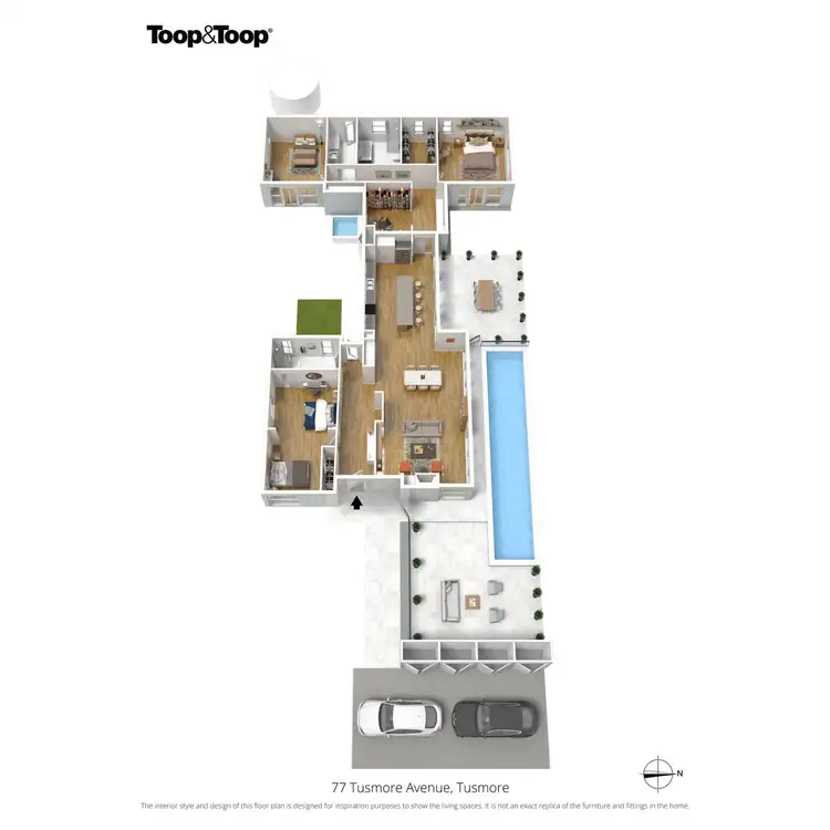 Floorplan of Homely house listing, 77 Tusmore Avenue, Tusmore SA 5065