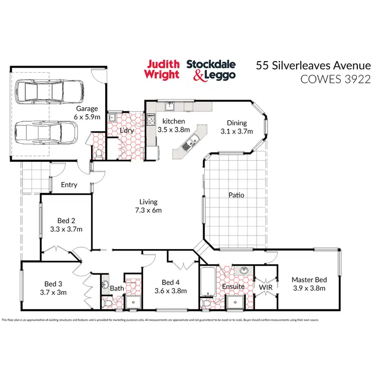 Floorplan of Homely house listing, 55 Silverleaves Avenue, Silverleaves VIC 3922