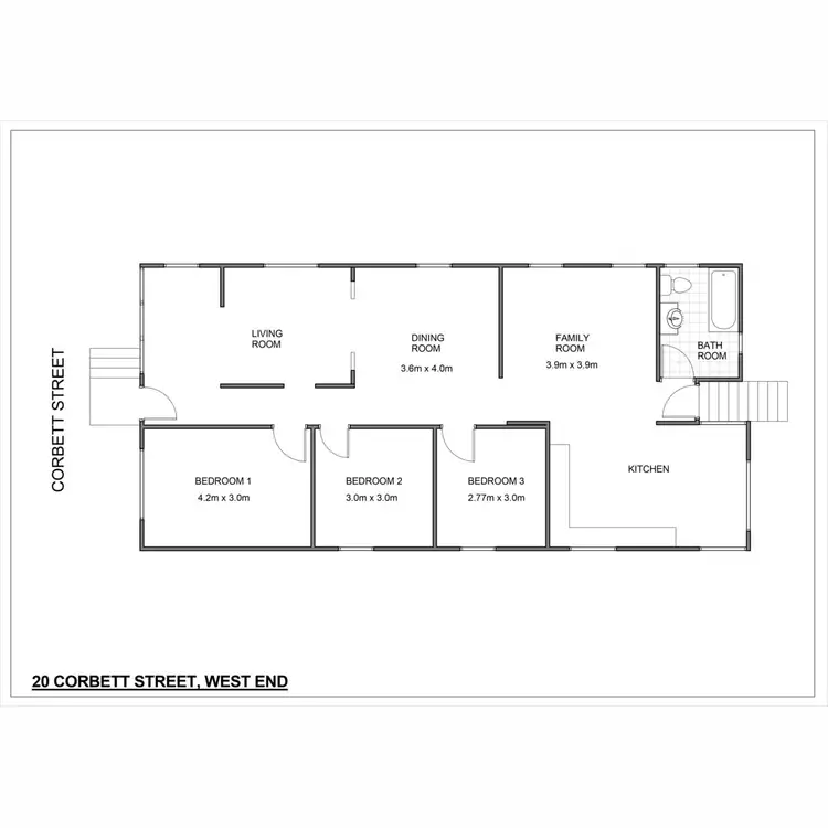 Floorplan of Homely house listing, 20 Corbett Street, West End QLD 4101