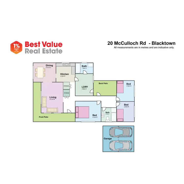 Floorplan of Homely house listing, 20 Mcculloch Road, Blacktown NSW 2148