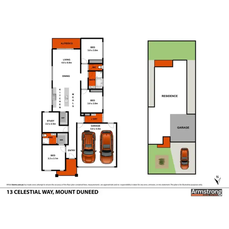 Floorplan of Homely house listing, 13 Celestial Way, Mount Duneed VIC 3217