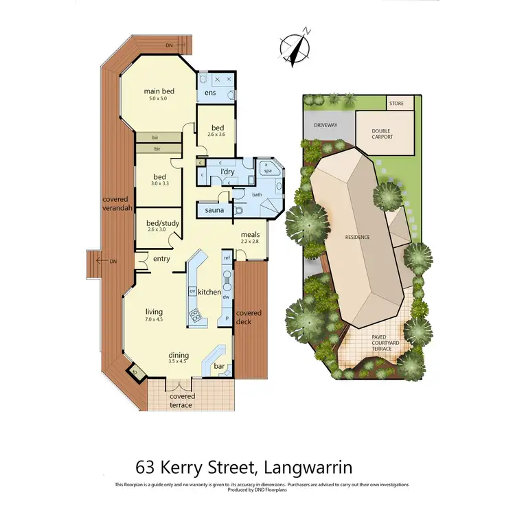 Floorplan of Homely house listing, 63 Kerry Street, Langwarrin VIC 3910