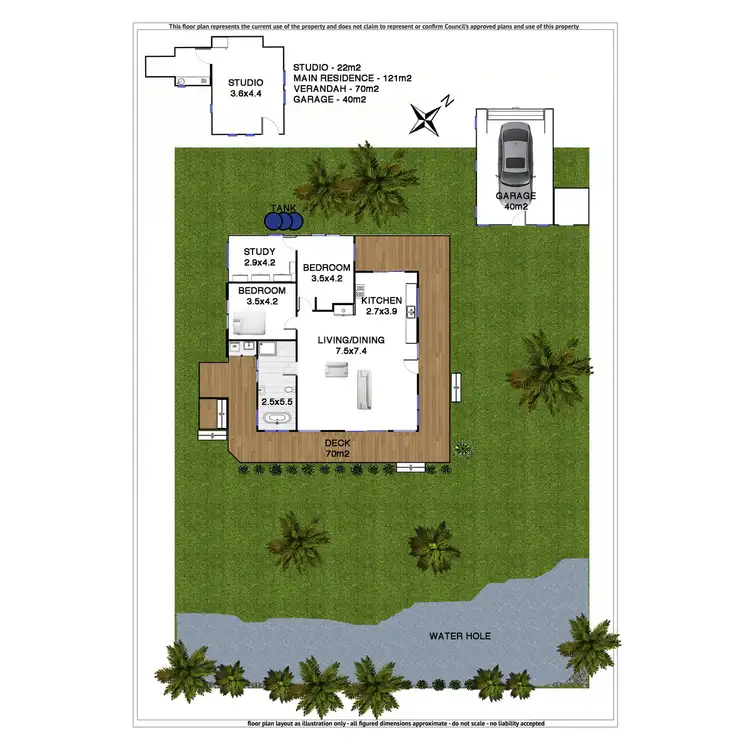 Floorplan of Homely house listing, 132 Upper Wilsons Creek Road, Wilsons Creek NSW 2482