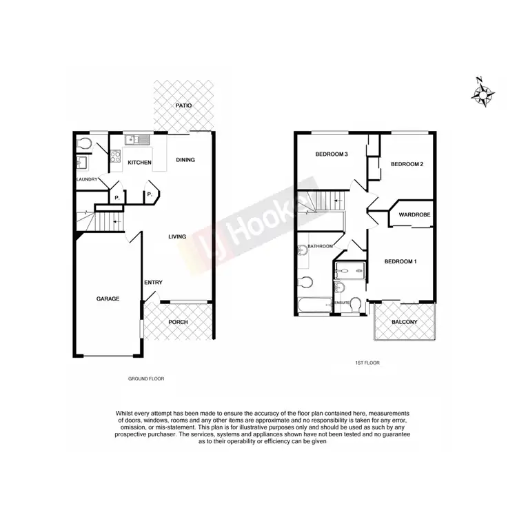 Floorplan of Homely townhouse listing, 12/11 Penny Street, Algester QLD 4115