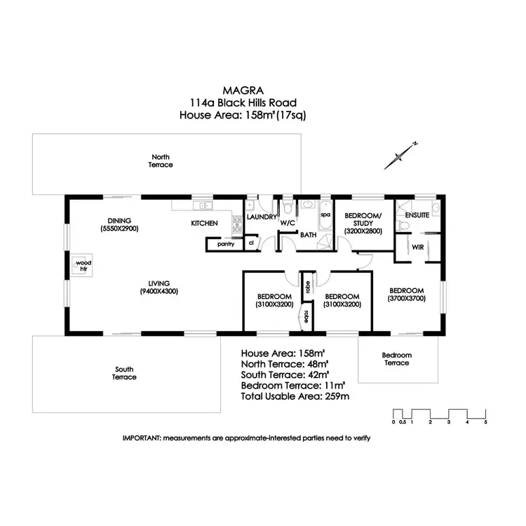 Floorplan of Homely house listing, 114a Black Hills Road, Magra TAS 7140