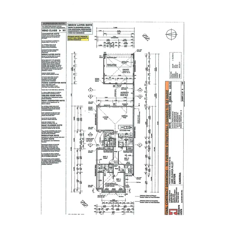 Floorplan of Homely house listing, 15 Olearia Alley, Dayton WA 6055