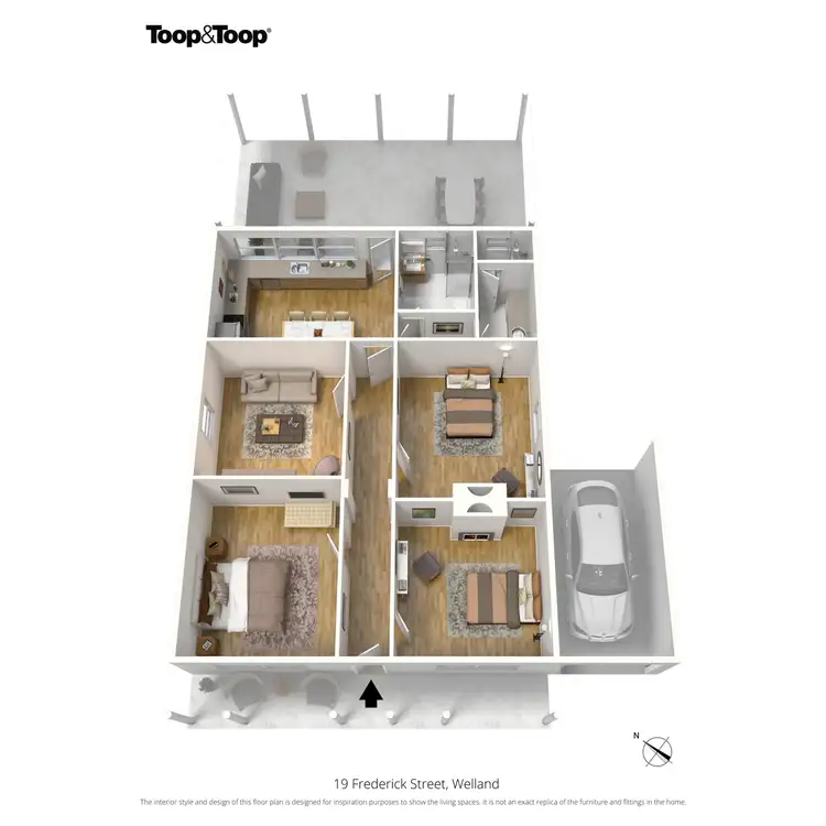 Floorplan of Homely house listing, 19 Frederick Street, Welland SA 5007