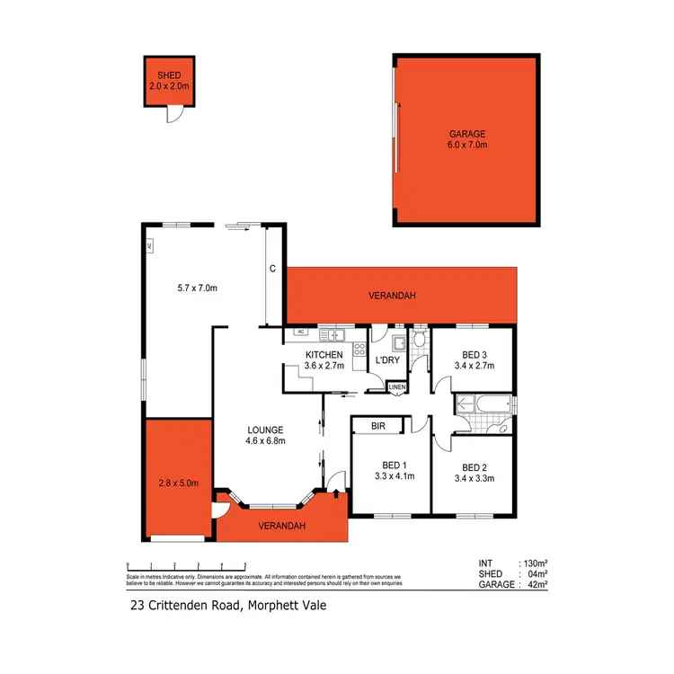 Floorplan of Homely house listing, 23 Crittenden Road, Morphett Vale SA 5162