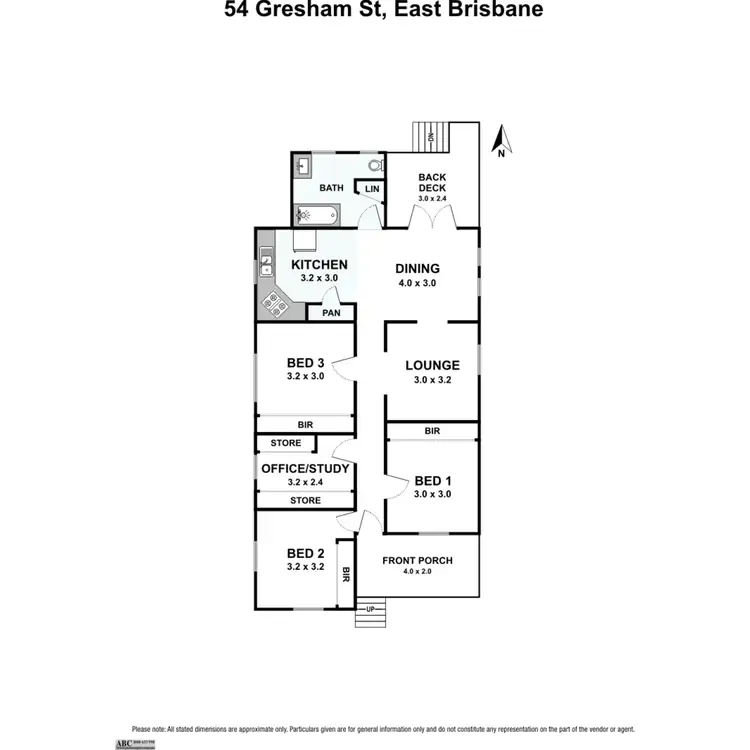Floorplan of Homely house listing, 54 Gresham Street, East Brisbane QLD 4169