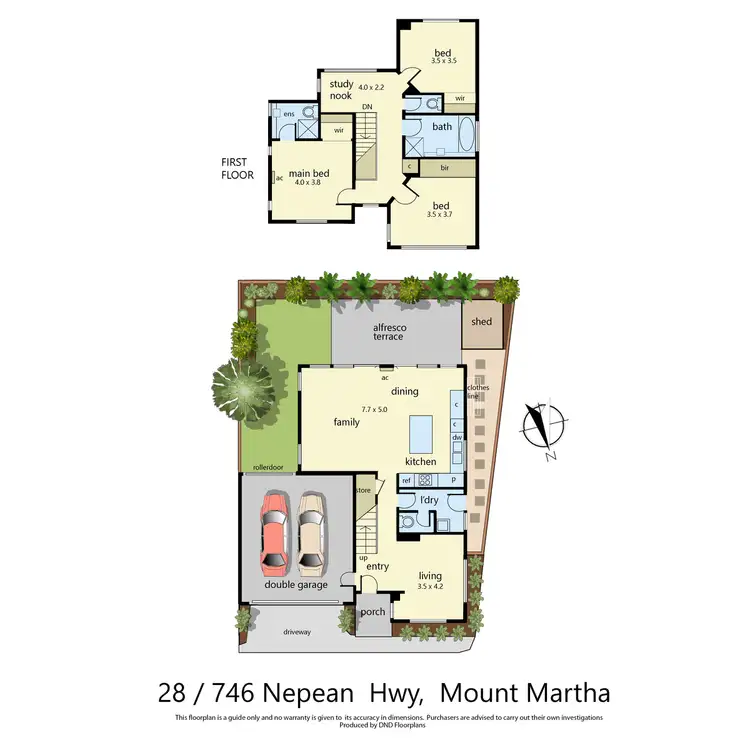 Floorplan of Homely townhouse listing, 28/746 Nepean Highway, Mount Martha VIC 3934