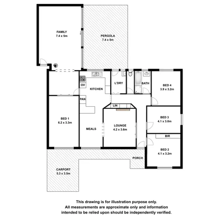 Floorplan of Homely house listing, 25 Coolabah Street, Mount Gambier SA 5290