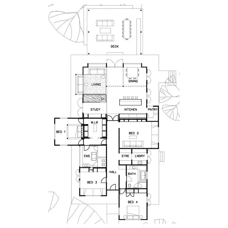 Floorplan of Homely house listing, 1 Rifle Range Road, Bangalow NSW 2479