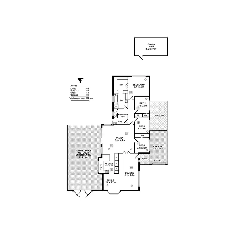 Floorplan of Homely house listing, 10 Stimson Street, O'halloran Hill SA 5158