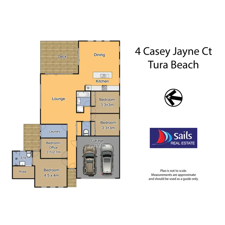 Floorplan of Homely house listing, 4 Casey Jayne Court, Tura Beach NSW 2548