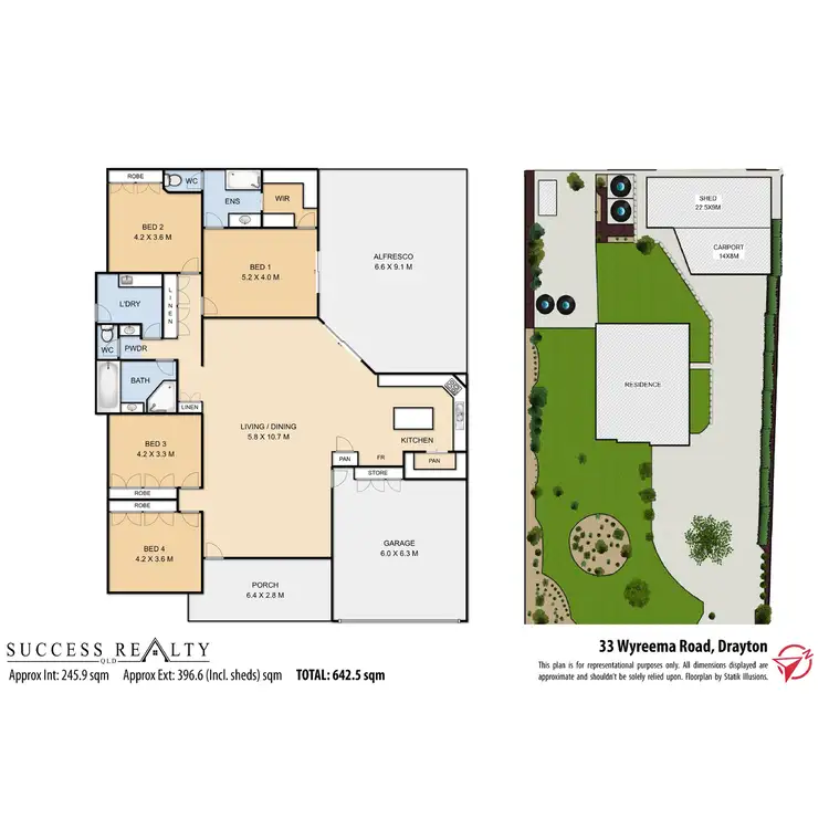 Floorplan of Homely house listing, 33 Wyreema Road, Drayton QLD 4350