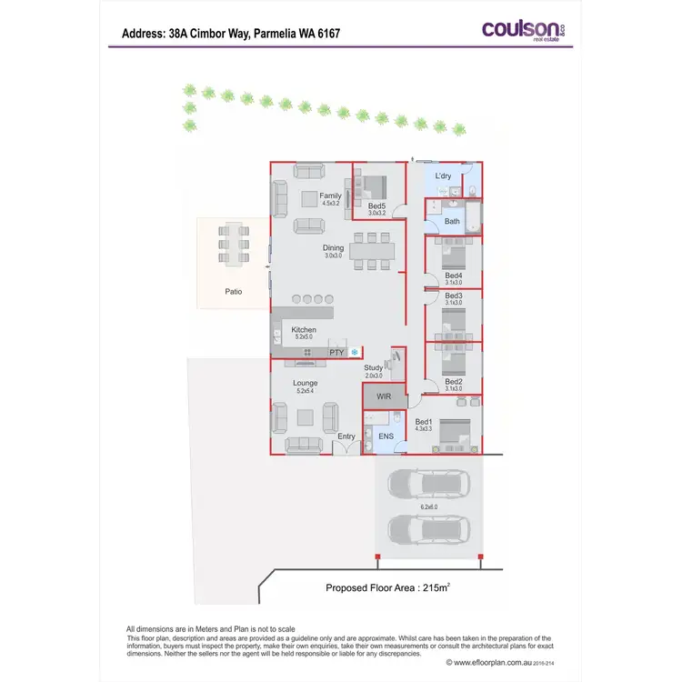 Floorplan of Homely house listing, 38a Cimbor Way, Parmelia WA 6167