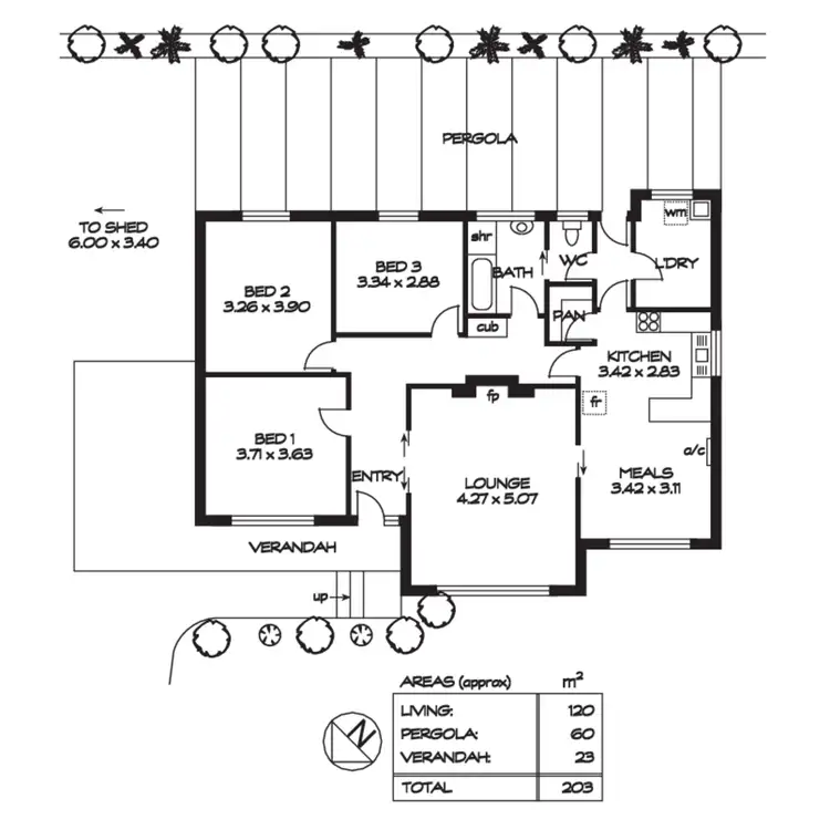 Floorplan of Homely house listing, 20 Rickaby Road, Scott Creek SA 5153