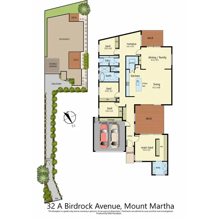 Floorplan of Homely house listing, 32A Birdrock Avenue, Mount Martha VIC 3934