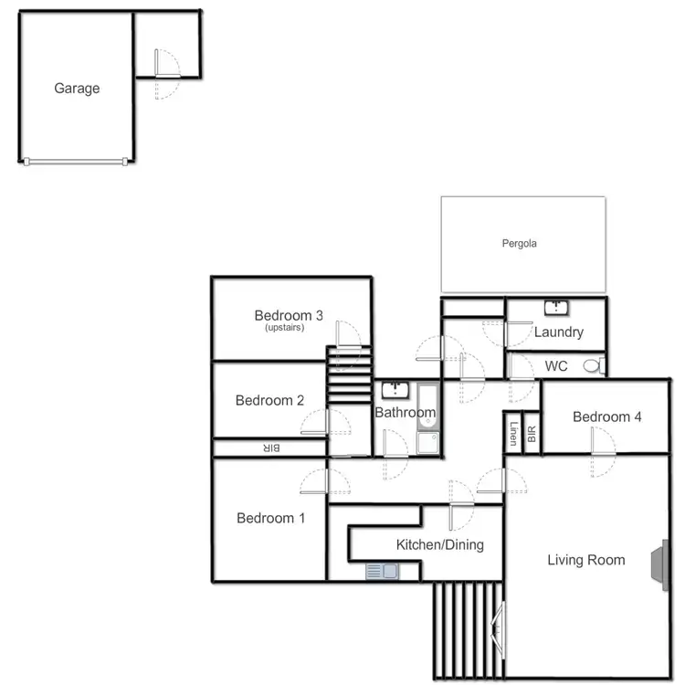 Floorplan of Homely house listing, 1 Truman Street, Mount Gambier SA 5290