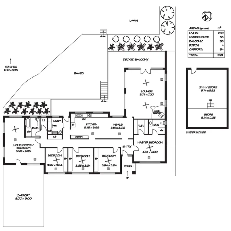Floorplan of Homely house listing, 42 Range South Road, Houghton SA 5131
