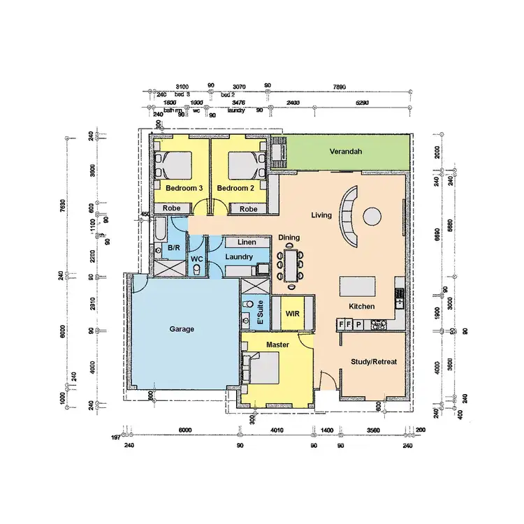 Floorplan of Homely house listing, 1/65 Fitzroy Street, Sale VIC 3850