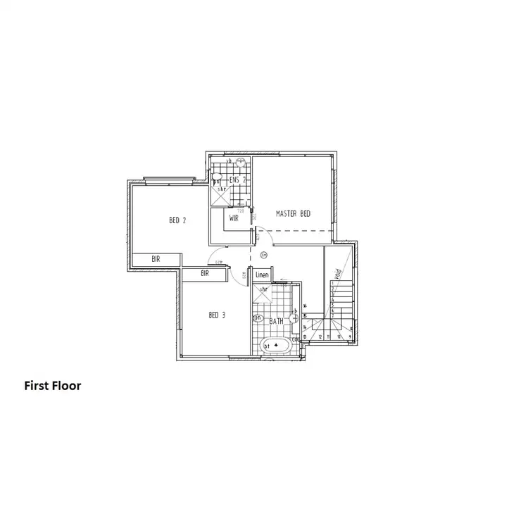 Floorplan of Homely townhouse listing, 1/5 Romford Court, Doncaster East VIC 3109