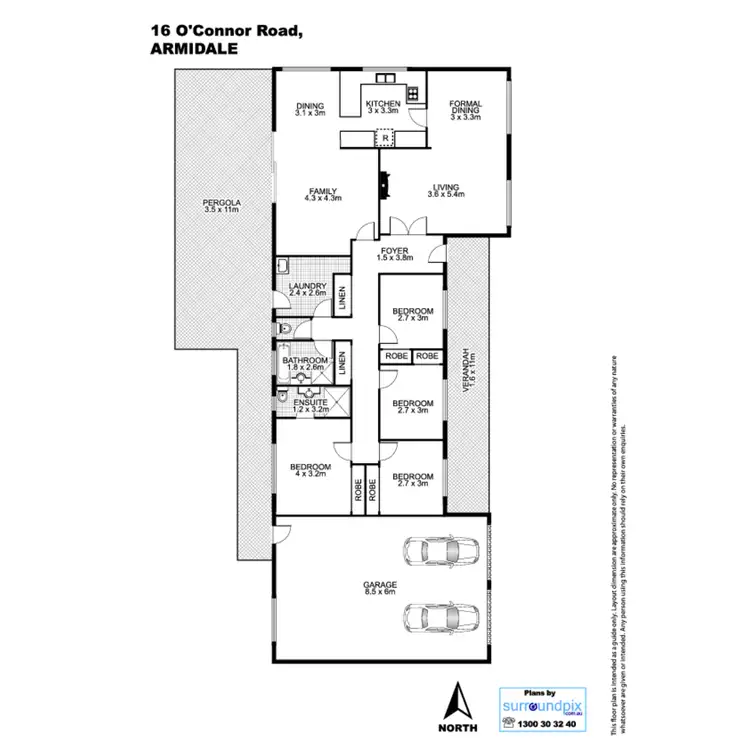 Floorplan of Homely house listing, 16 O'Connor Road, Armidale NSW 2350