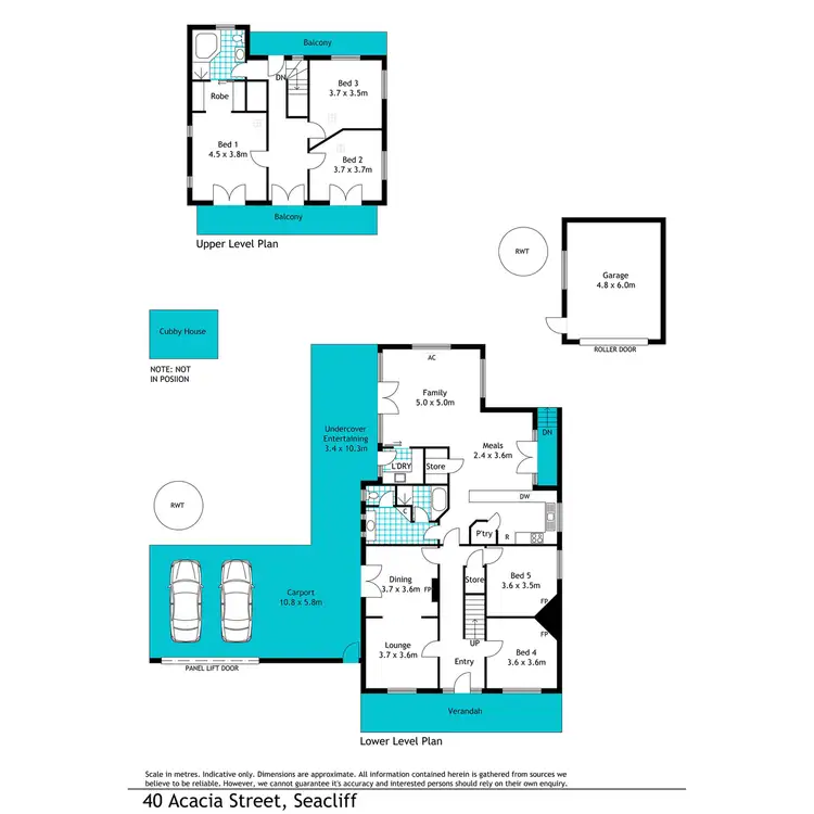 Floorplan of Homely house listing, 40 Acacia Street, Seacliff SA 5049
