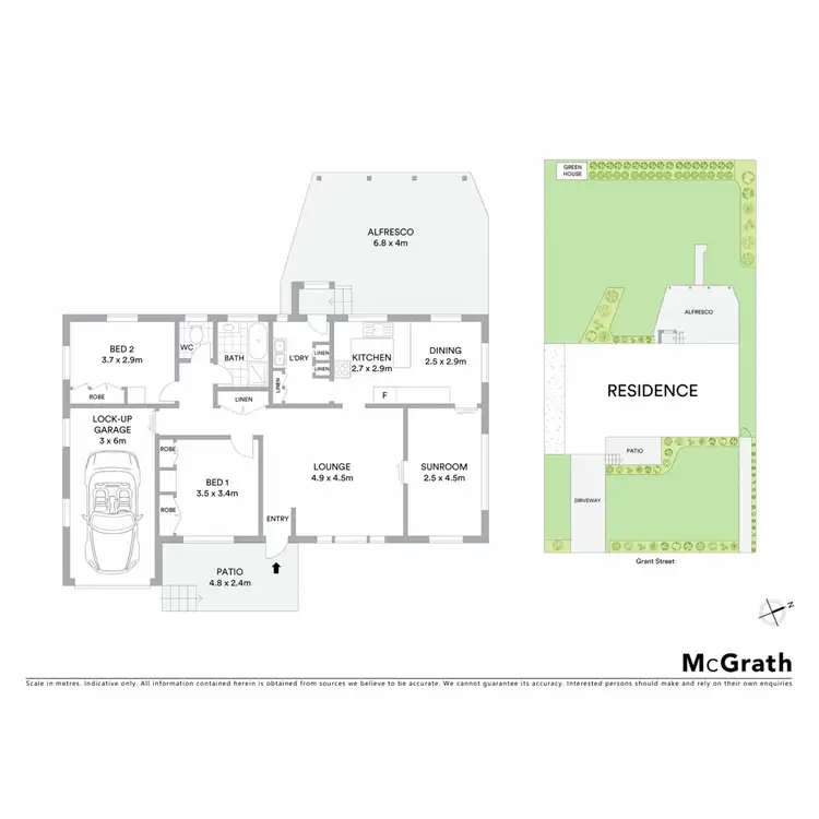 Floorplan of Homely house listing, 42 Grant Street, Ballina NSW 2478