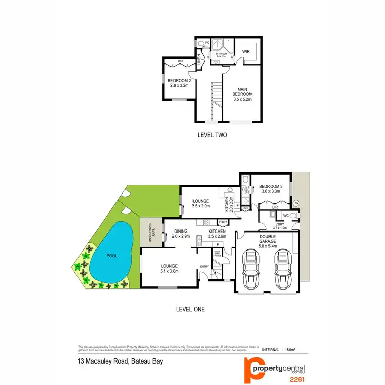 Floorplan of Homely townhouse listing, 13 Macauley Road, Bateau Bay NSW 2261