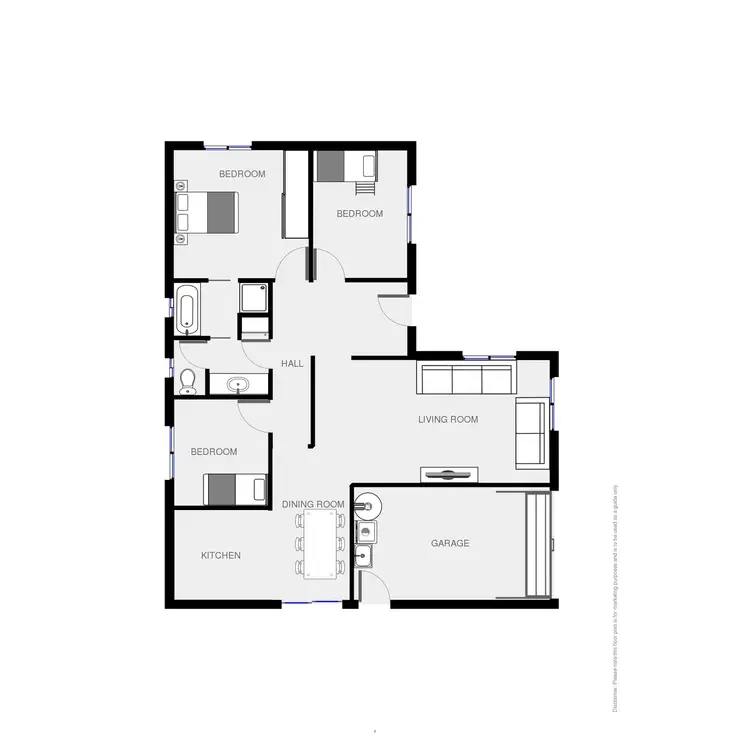 Floorplan of Homely house listing, 2 Hart Cres., Bega NSW 2550