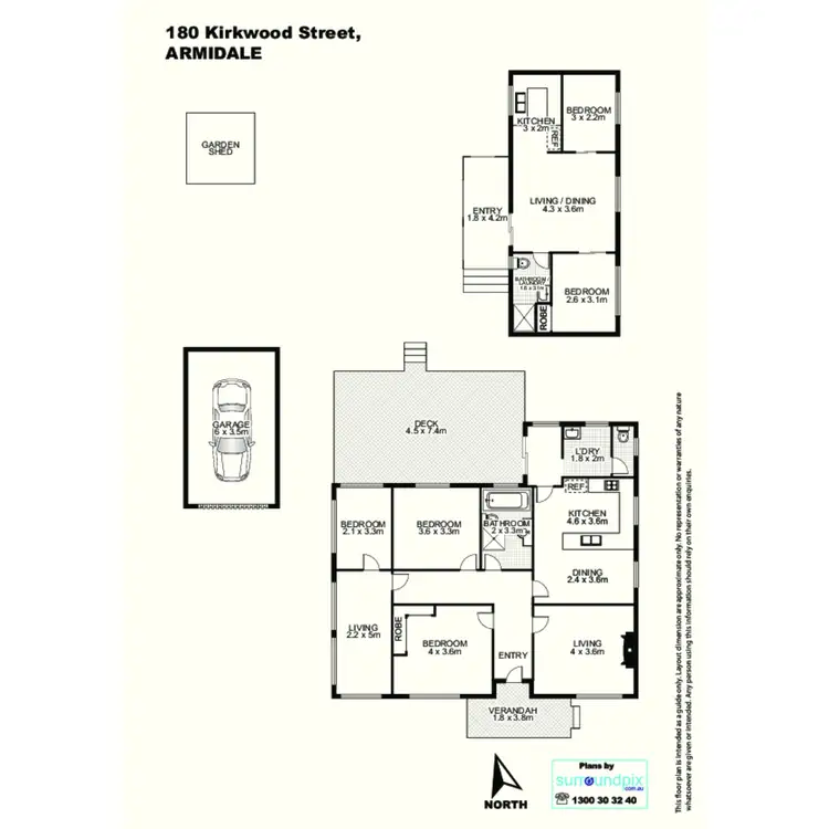 Floorplan of Homely house listing, 180 Kirkwood Street, Armidale NSW 2350