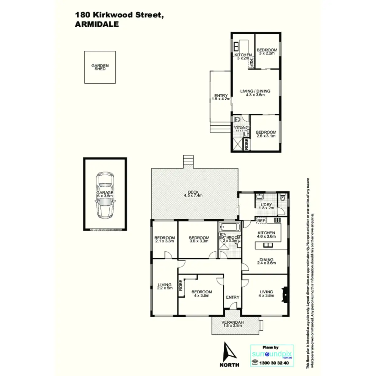 Floorplan of Homely house listing, 180 Kirkwood Street, Armidale NSW 2350