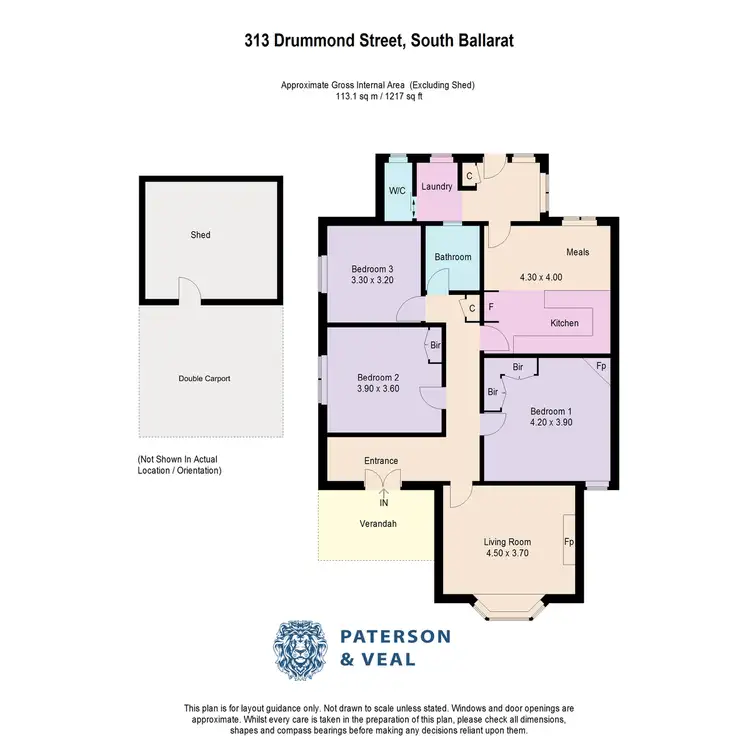Floorplan of Homely house listing, 313 Drummond Street South, Ballarat Central VIC 3350
