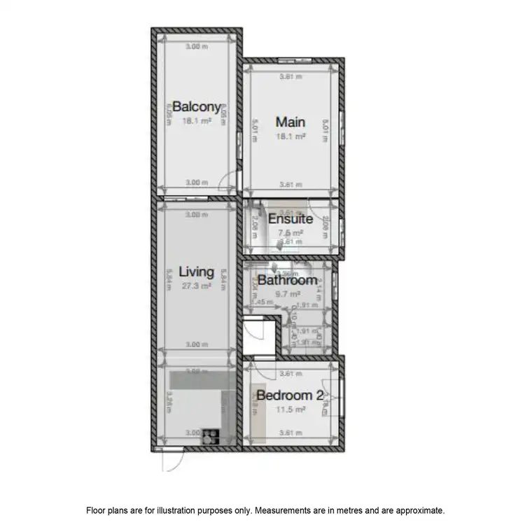 Floorplan of Homely apartment listing, 14/2 Riverton Street, Clayfield QLD 4011