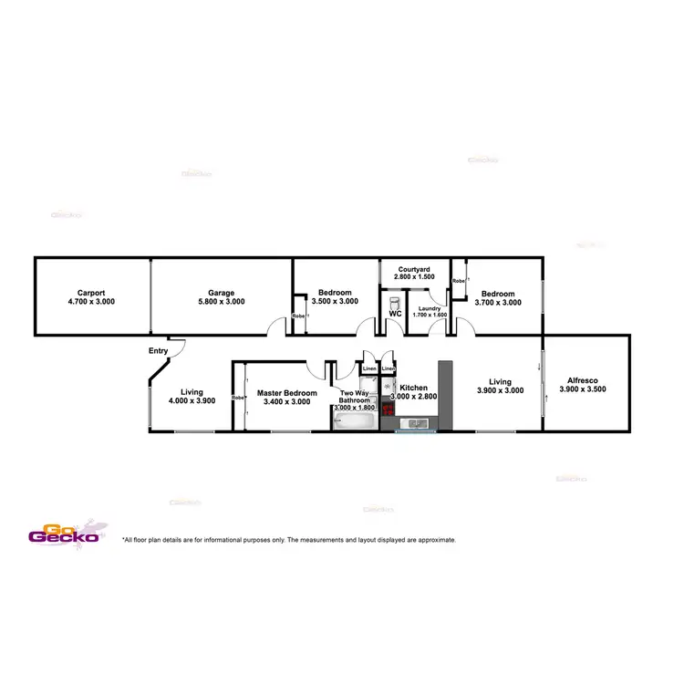 Floorplan of Homely house listing, 40 Glenside Street, Wavell Heights QLD 4012