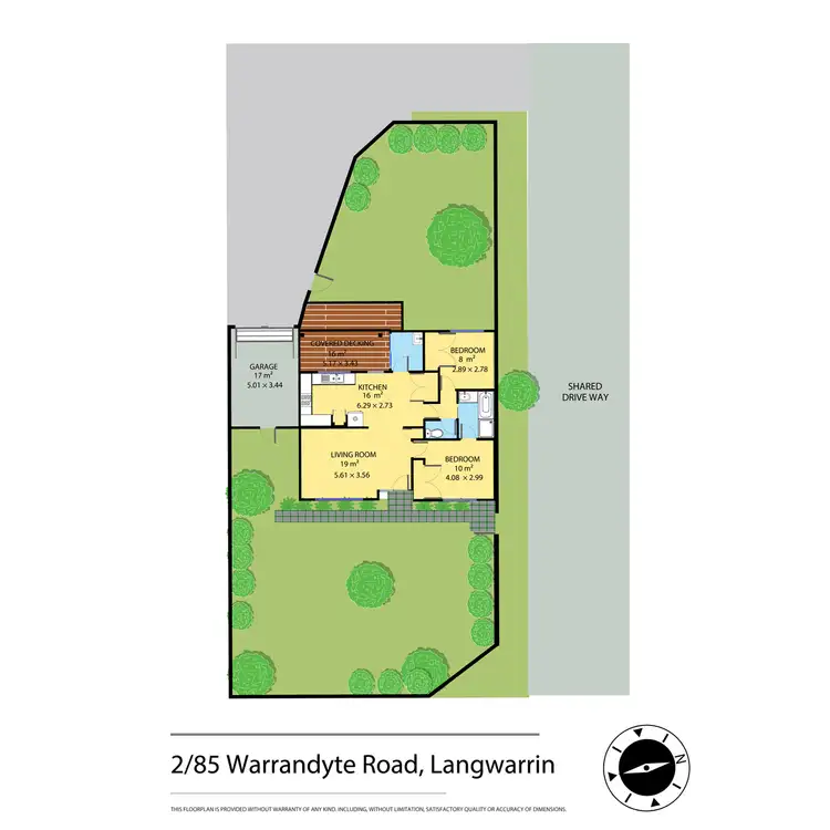 Floorplan of Homely unit listing, 2/85 Warrandyte Road, Langwarrin VIC 3910