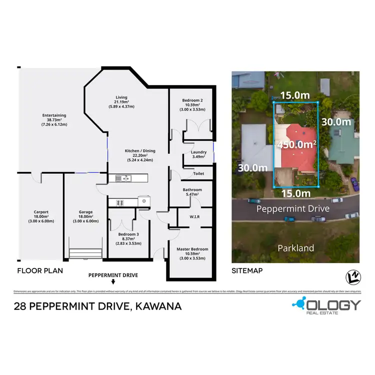 Floorplan of Homely house listing, 28 Peppermint Drive, Kawana QLD 4701