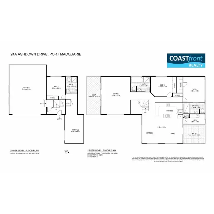 Floorplan of Homely house listing, 24A Ashdown Drive, Port Macquarie NSW 2444