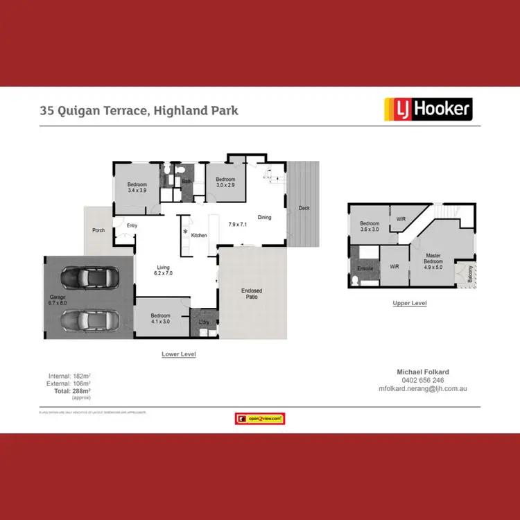 Floorplan of Homely house listing, 35 Quigan Terrace, Highland Park QLD 4211
