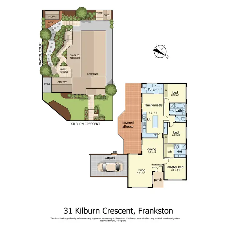 Floorplan of Homely house listing, 31 Kilburn Crescent, Frankston VIC 3199